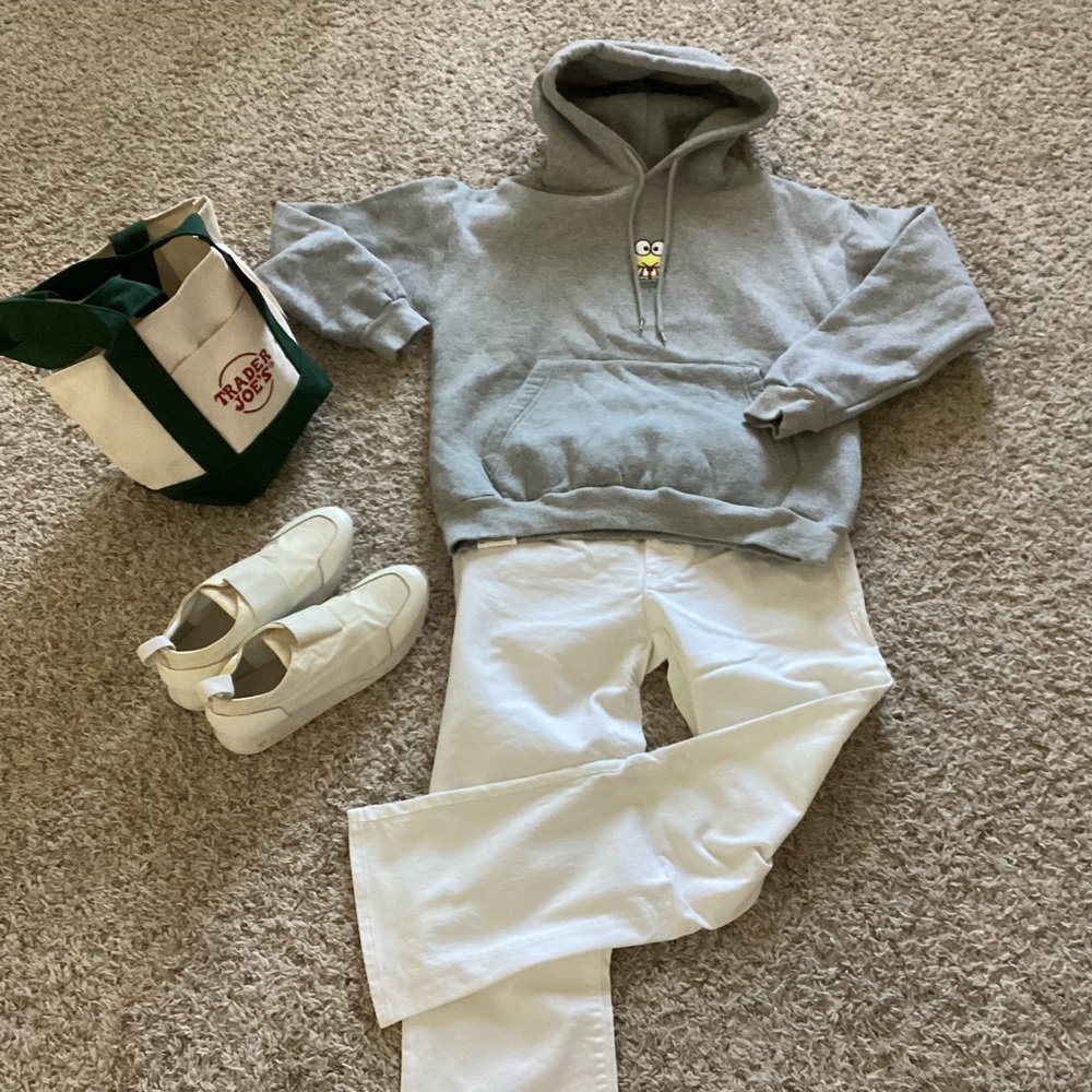 Chocolate Gray Graphic Hoodie Sweatshirt